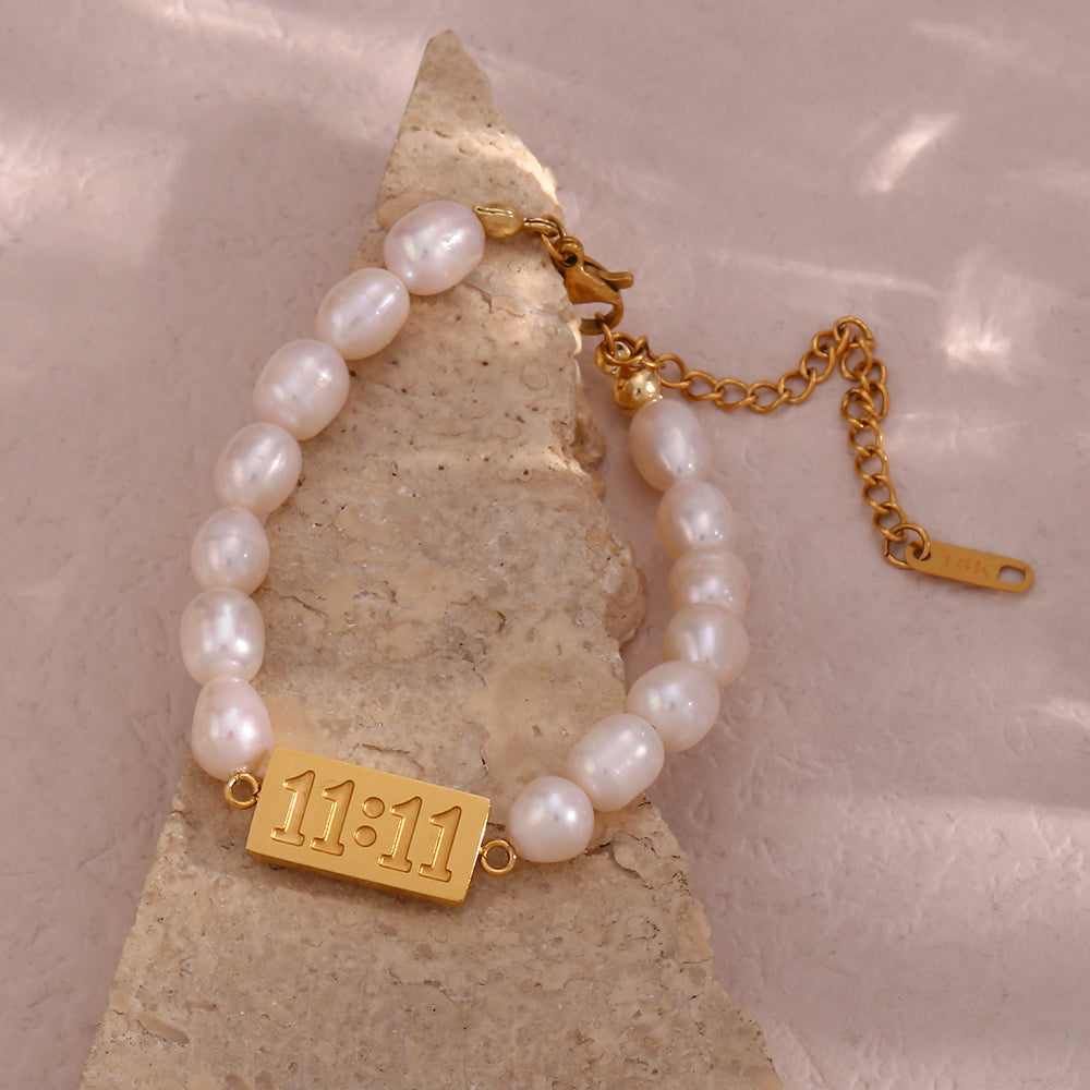 Engelszahl-Armband ''11:11'' / Edelstahl