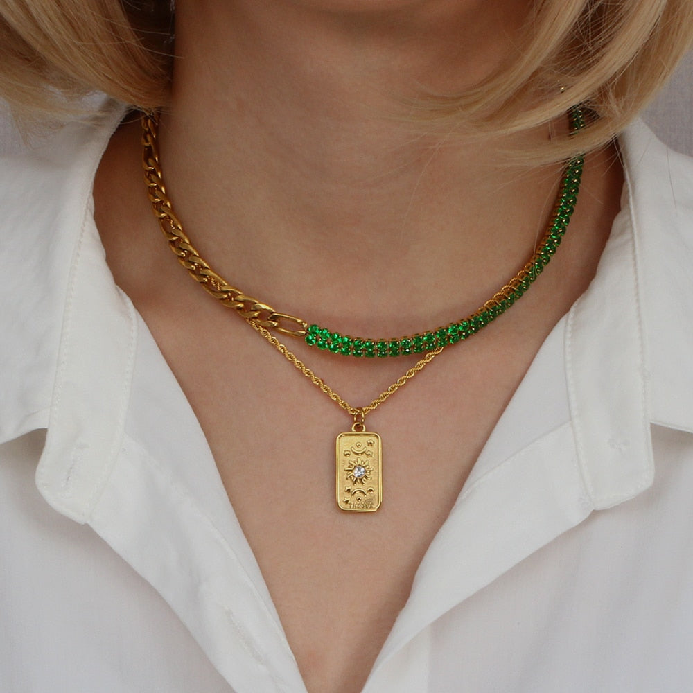 Kette ''Spiritual Babe'' / Edelstahl