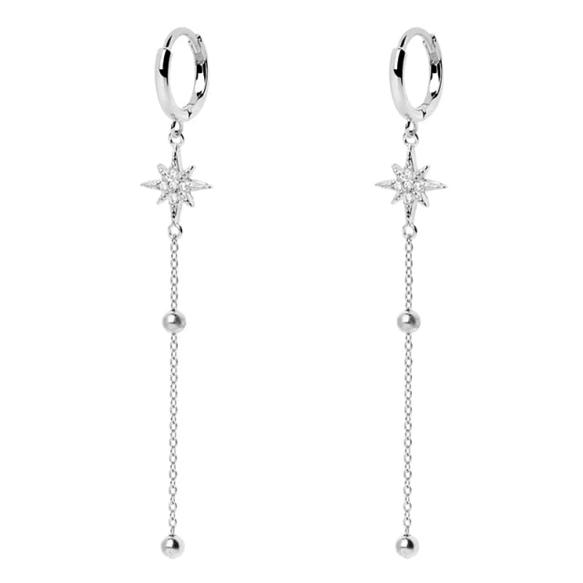 Verschiedene hängende Ohrringe / 925 Sterling Silber