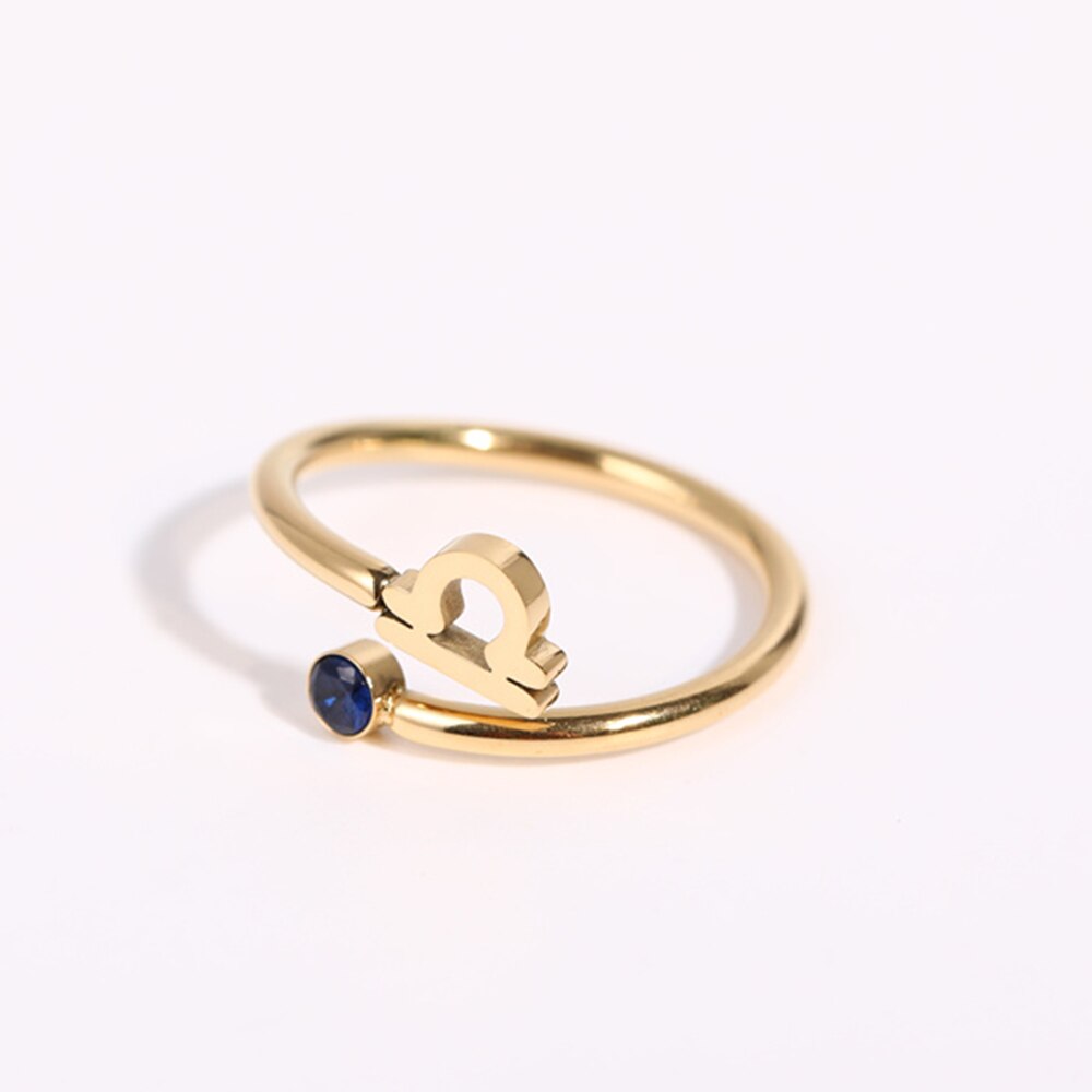 Ring ''Zodiac Love'' / Edelstahl