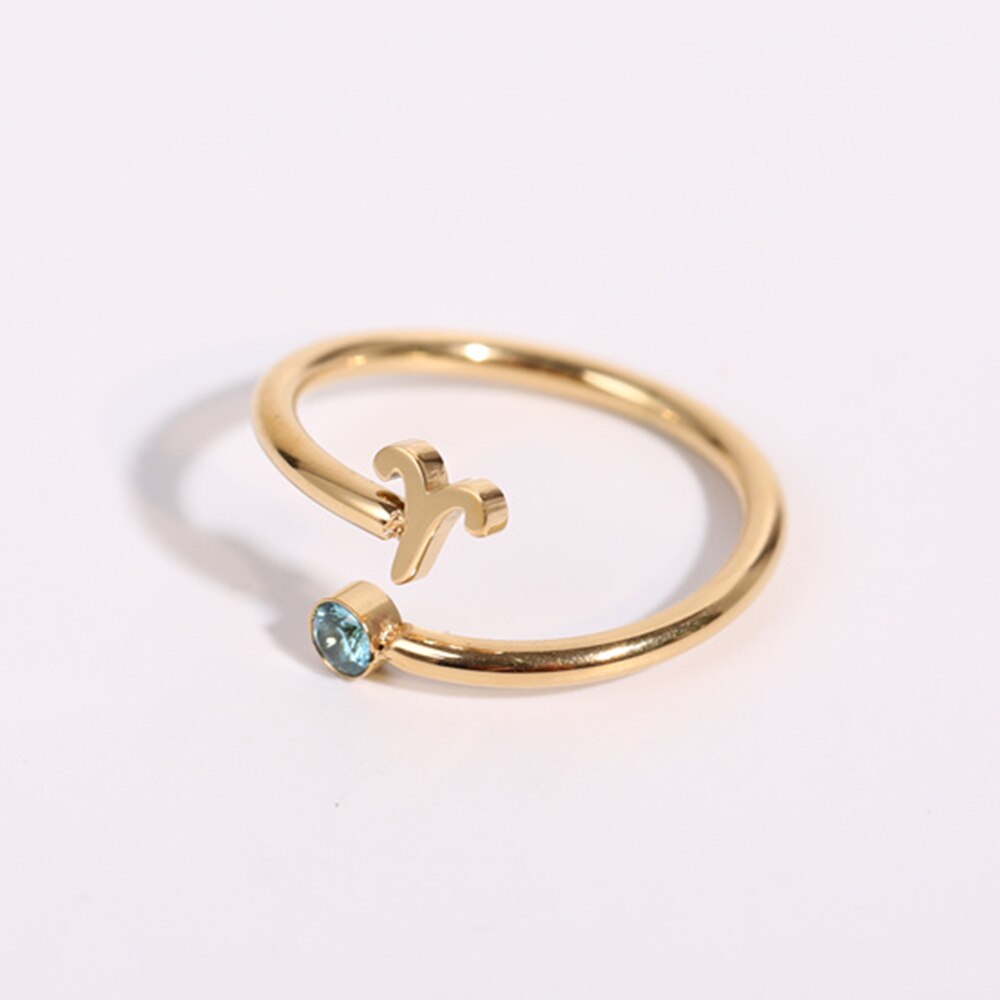 Ring ''Zodiac Love'' / Edelstahl