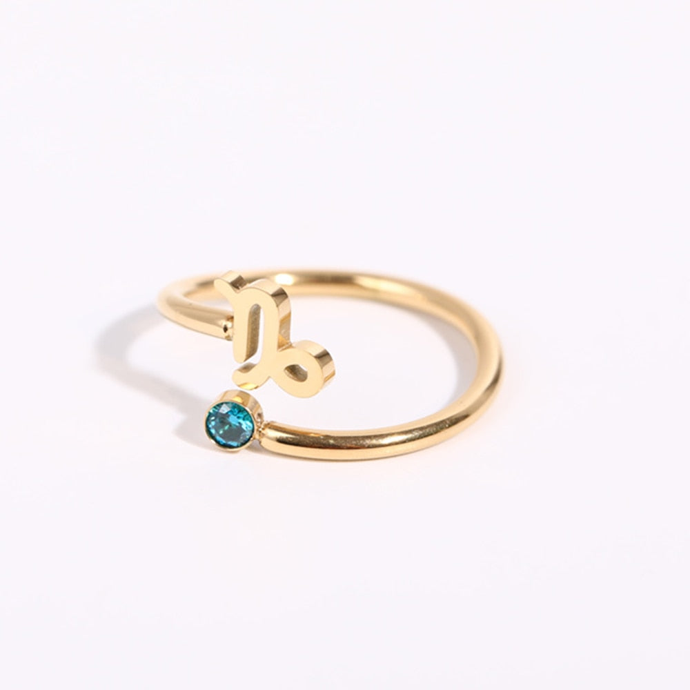 Ring ''Zodiac Love'' / Edelstahl