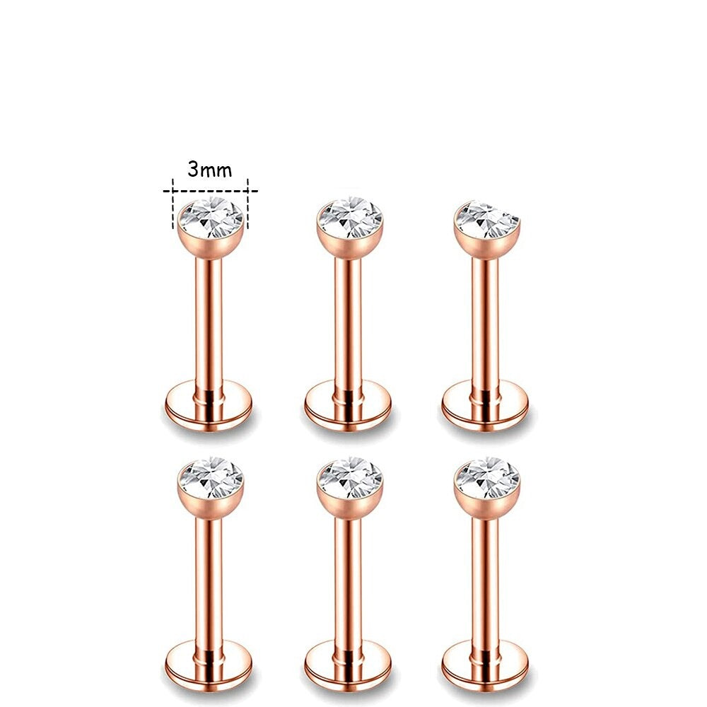 Conch & Helix Piercing Sets in Gold und Rose Gold / Edelstahl