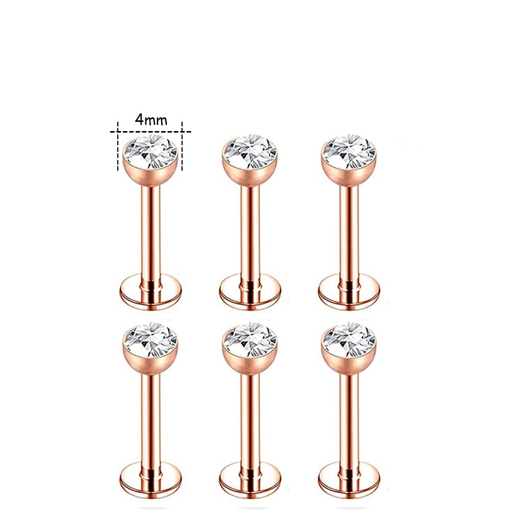 Conch & Helix Piercing Sets in Gold und Rose Gold / Edelstahl