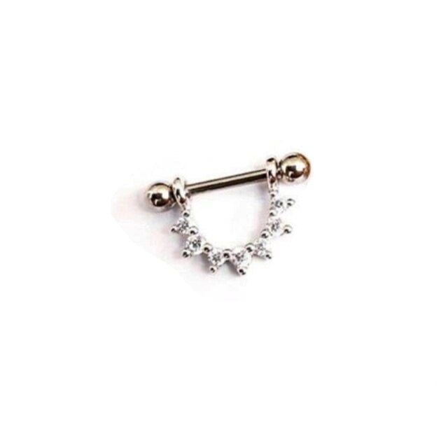 Ohrstecker-Piercing ''Kendall'' / 925 Sterling Silber