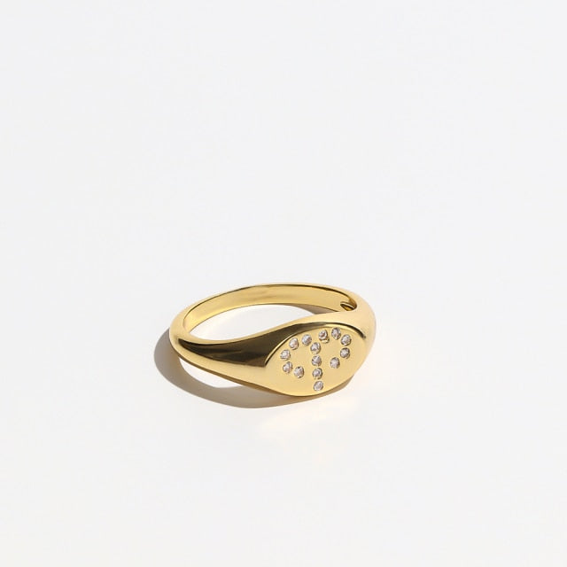 Ringe ''Glamour Zodiac'' / Kupfer