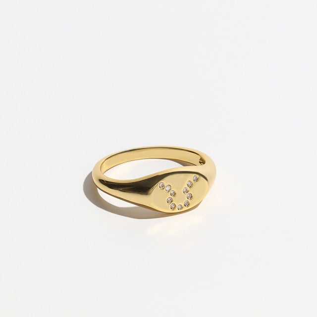 Ringe ''Glamour Zodiac'' / Kupfer