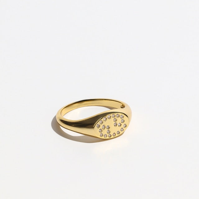 Ringe ''Glamour Zodiac'' / Kupfer