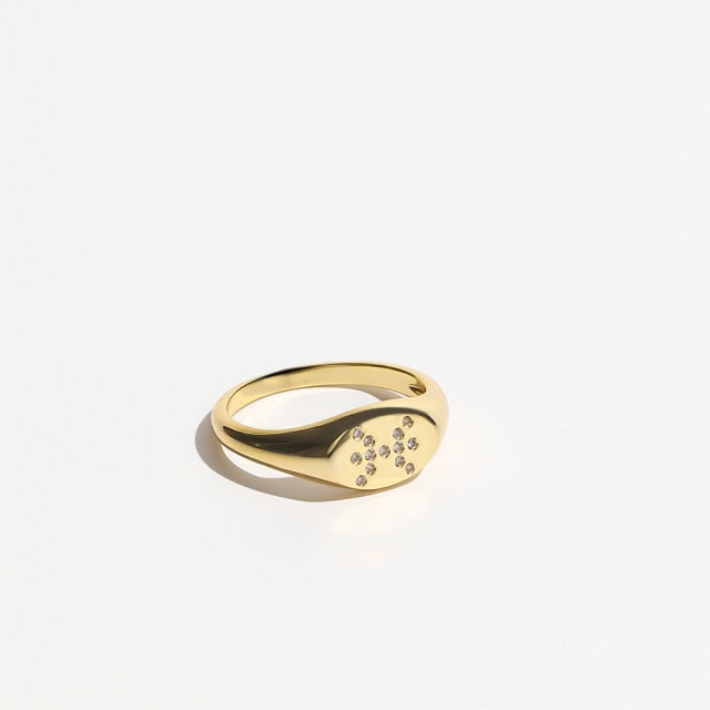 Ringe ''Glamour Zodiac'' / Kupfer