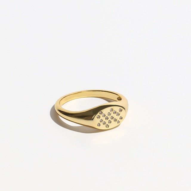 Ringe ''Glamour Zodiac'' / Kupfer