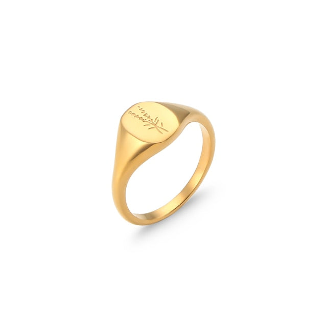 Ringe ''Wildflower'' / Edelstahl