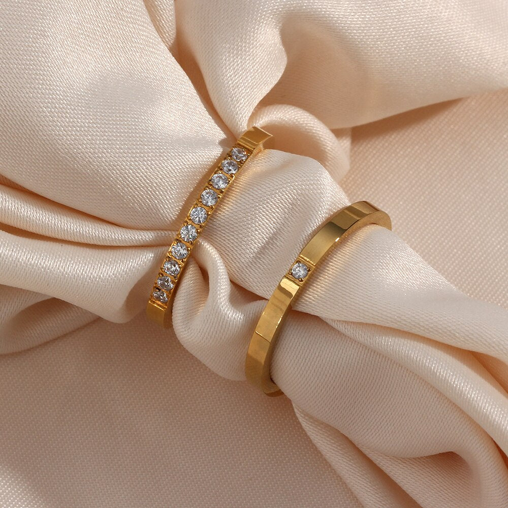 Ringe ''Valerie'' / Edelstahl