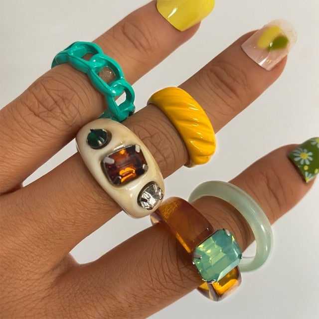 Vintage rings set