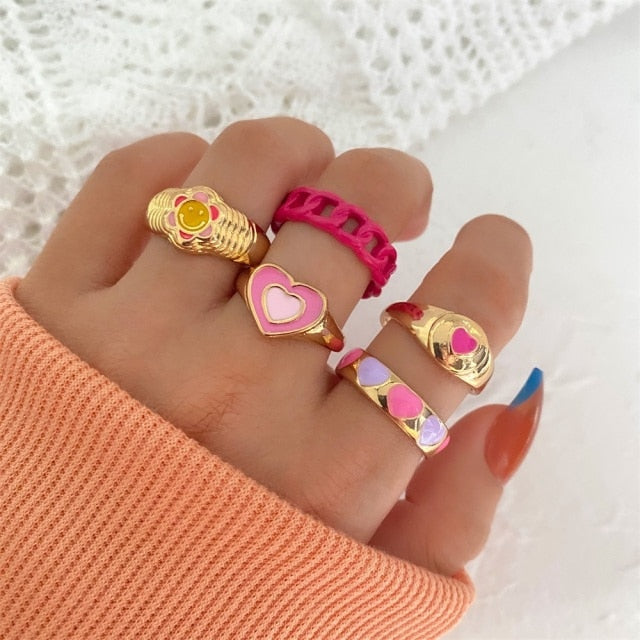 Vintage rings set