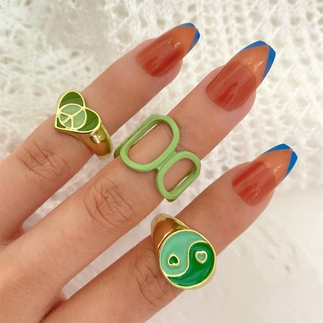 Vintage rings set