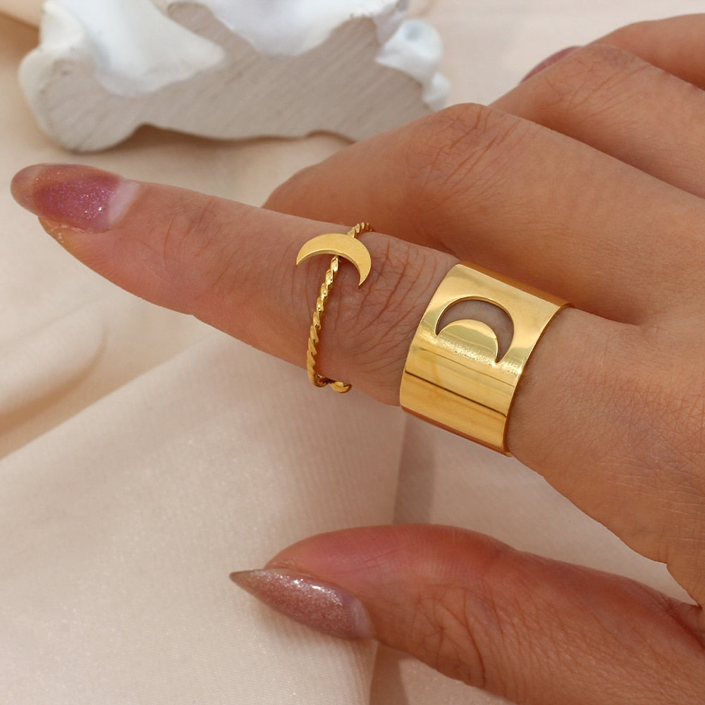 Ringe ''Queen'' / Edelstahl