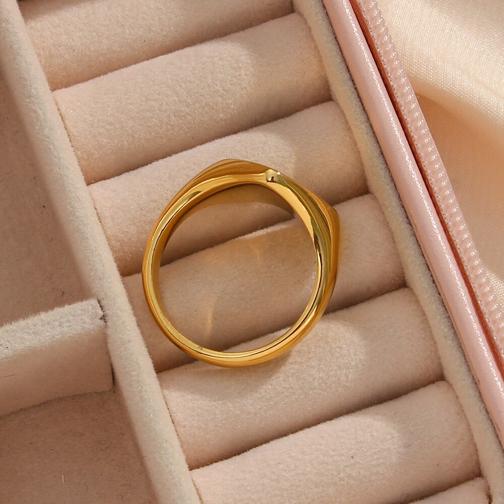 Ring ''Heart'' / Edelstahl