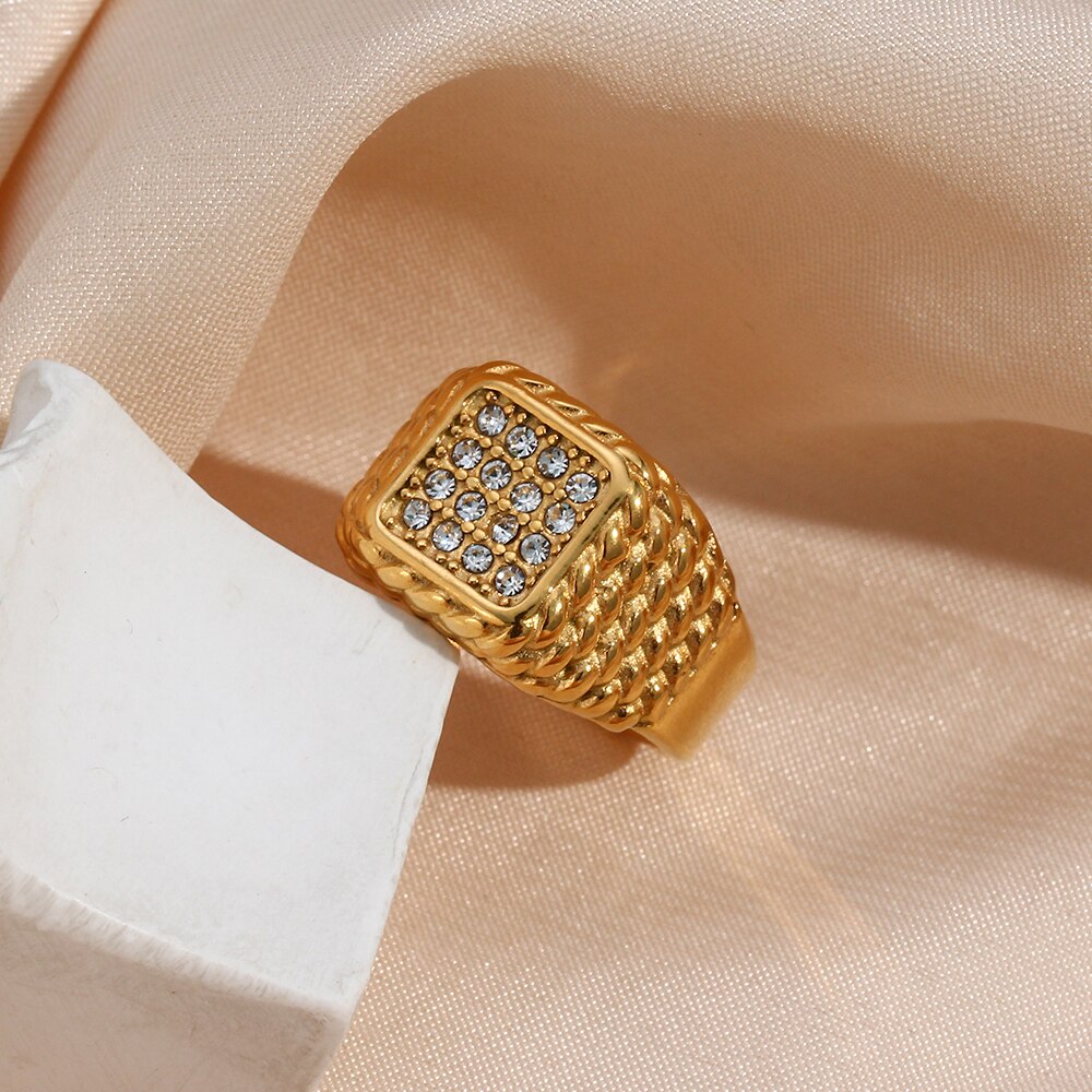 Ringe ''Glamorous'' / Edelstahl