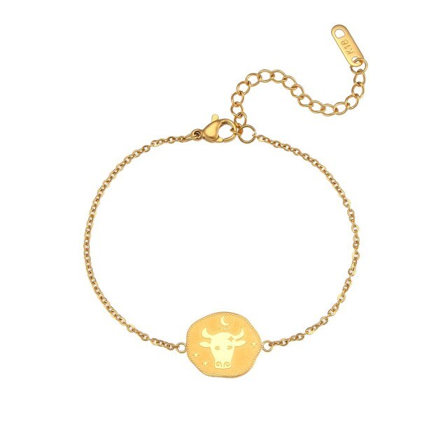 Armband ''Golden Zodiac'' / Edelstahl