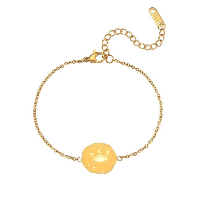 Armband ''Golden Zodiac'' / Edelstahl